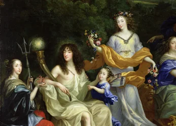 A Família de Luís XIV (1638-1715) 1670 (detalhe de 60094)